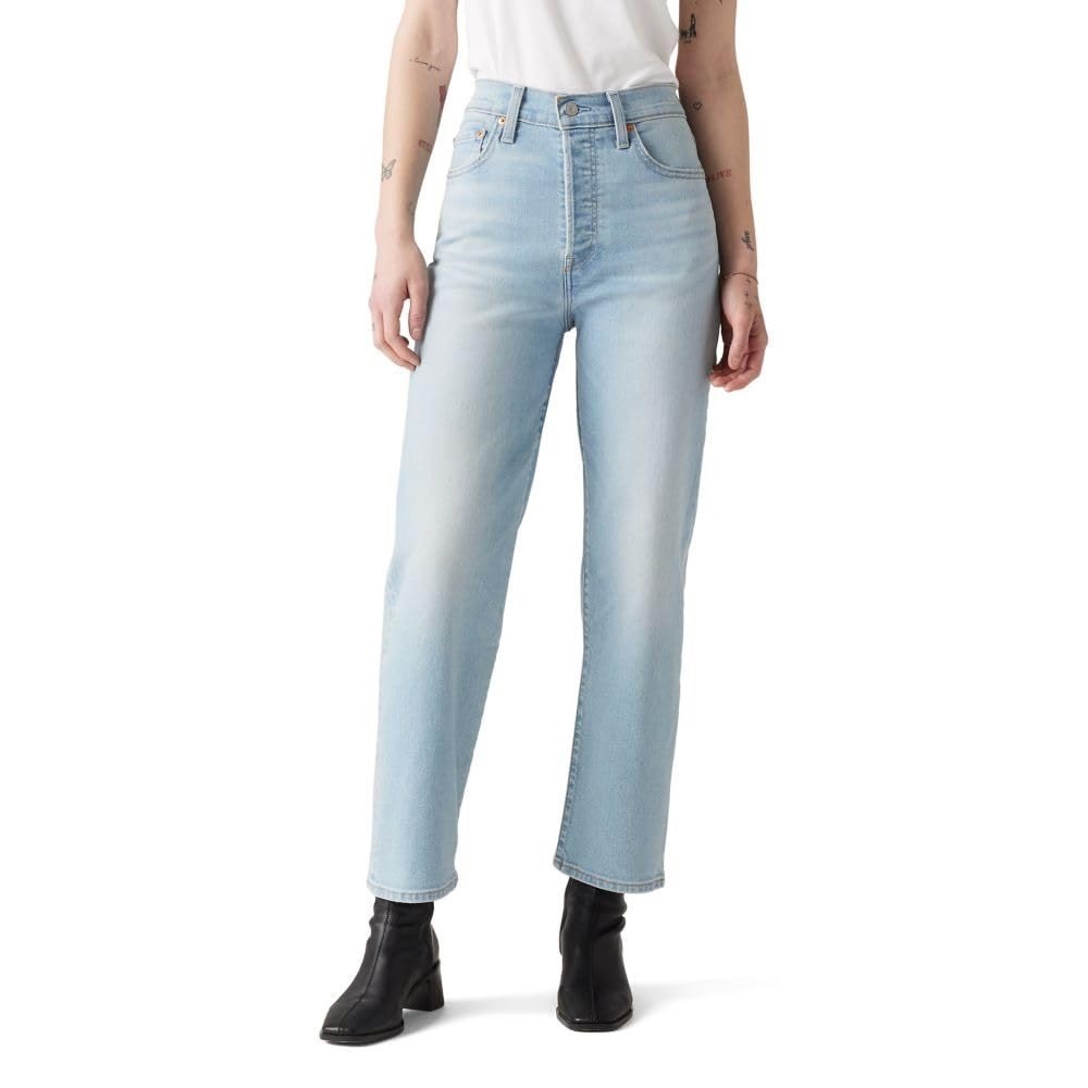 NWOT Levi's Ribcage Straight Ankle Jeans Once In Awhile Light Wash 27x26